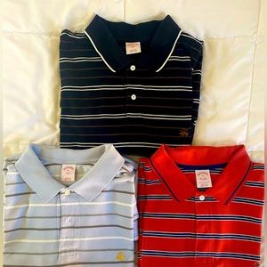 Brooks Brothers Men’s Polo Shirts set of 3 size XXL